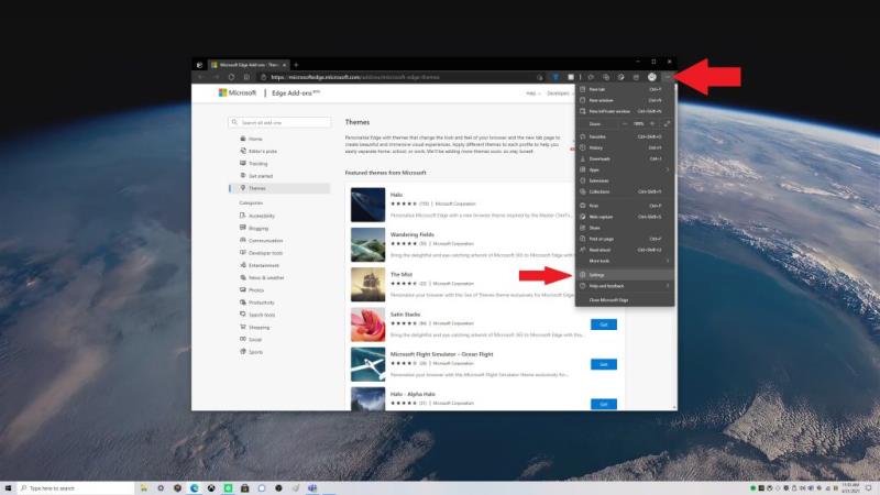 Cara menerapkan tema khusus secara instan di Microsoft Edge