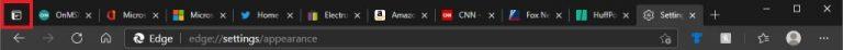 Como ativar as guias verticais no Microsoft Edge para navegar mais rápido