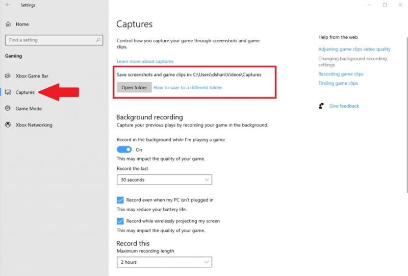 Come registrare lo schermo gratuitamente su Windows 10