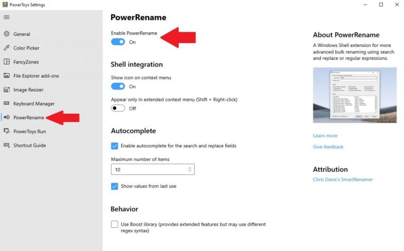 Cara menamakan semula fail dengan serta-merta menggunakan PowerRename di PowerToys pada Windows 10