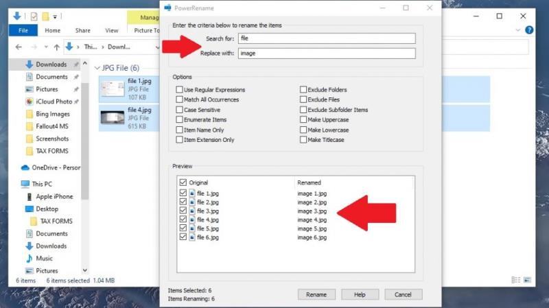 Windows 10 पर PowerToys में PowerRename का उपयोग करके तुरंत फ़ाइलों का नाम कैसे बदलें