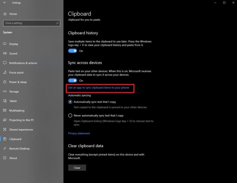 Cách bật lịch sử Clipboard trên Windows 10 để tiết kiệm thời gian