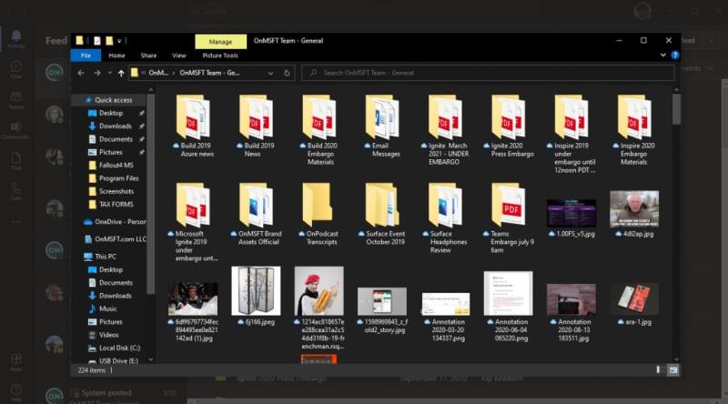 Qual a melhor forma de sincronizar arquivos no Microsoft Teams com o seu dispositivo usando o OneDrive