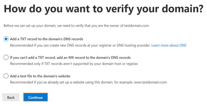 Como adicionar um nome de domínio personalizado à sua conta do Microsoft 365