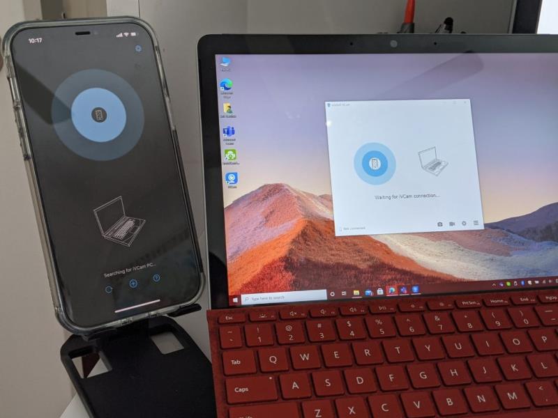 Como usar seu iPhone ou iPad como webcam no Microsoft Teams no Windows 10