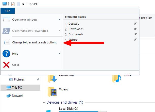 วิธีเปิดหน้าต่าง File Explorer ในกระบวนการแยกไปยัง Windows UI
