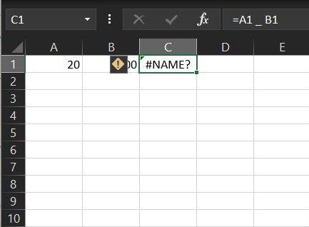 Errori comuni nelle formule di Excel e come risolverli