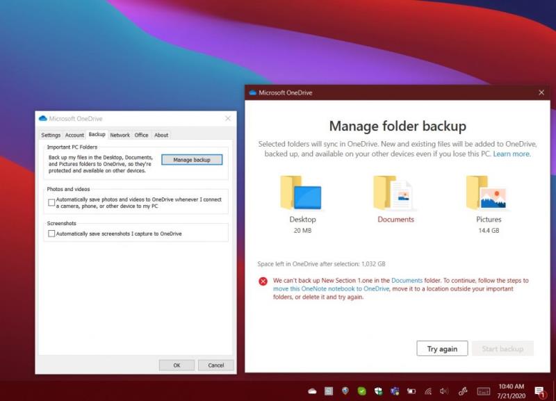 I file di OneDrive Fetch si stanno chiudendo, ecco come utilizzare il backup della cartella del PC e File su richiesta
