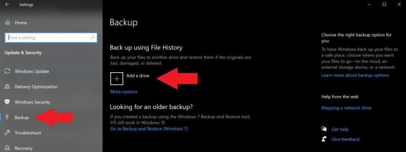 Como usar o histórico de arquivos para fazer um backup seguro no Windows 10