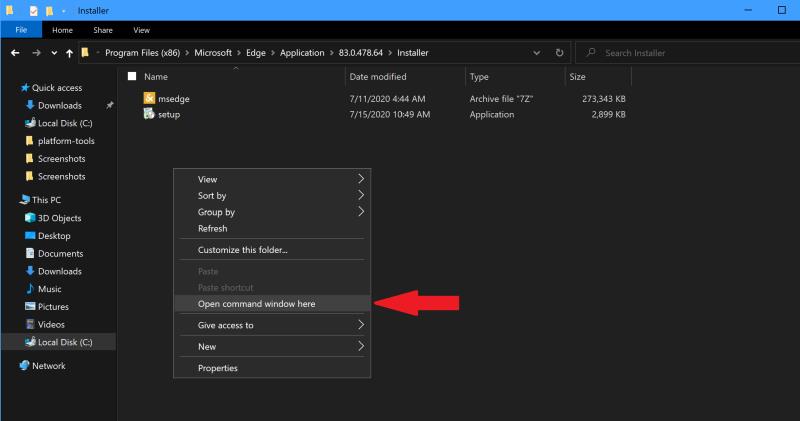 Comment désinstaller complètement Microsoft Edge sur Windows 10