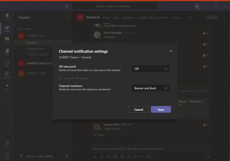 Comment gérer les notifications dans Microsoft Teams et ne pas s'énerver