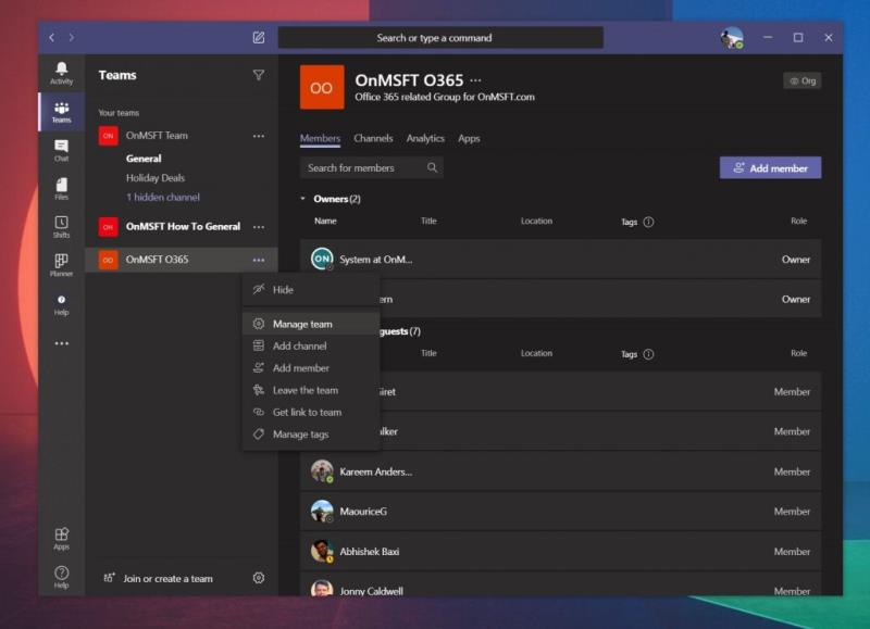 Cách xóa ai đó khỏi nhóm trong Microsoft Teams