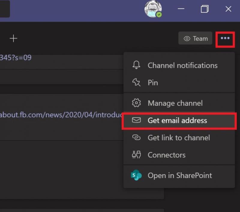 So senden Sie eine E-Mail an einen Microsoft Teams-Kanal