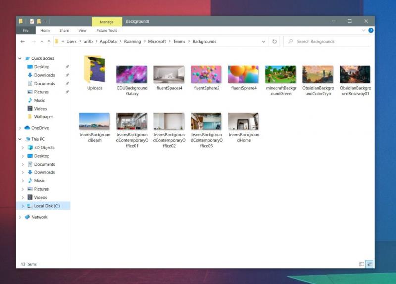 Microsoft Teamsで 非公式に 独自のカスタム背景画像を設定する方法 更新