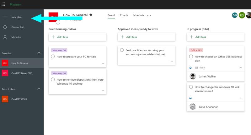 Como usar o Microsoft Planner para controlar as tarefas ao trabalhar remotamente