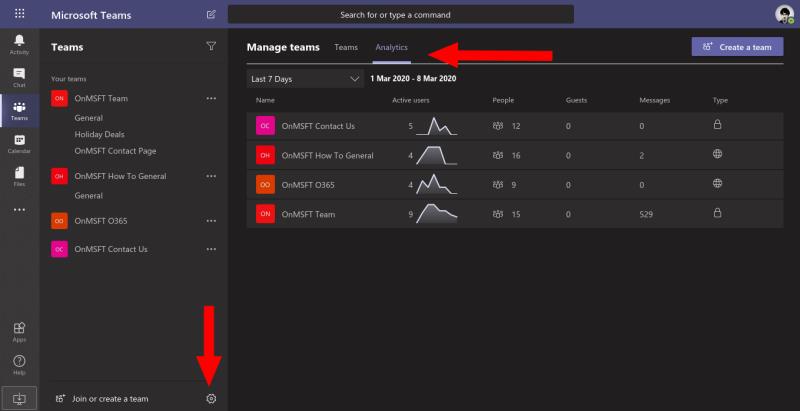 如何使用 Microsoft Teams 中的見解來分析您的團隊的溝通方式