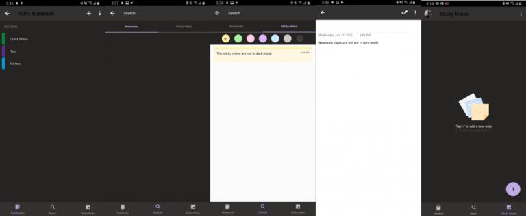 Comment activer le mode sombre dans OneNote sur Mac, Windows, iOS et Android