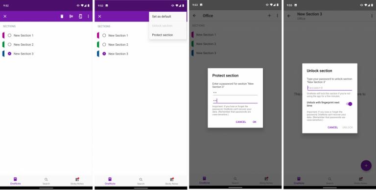 Cómo proteger con contraseña las secciones del cuaderno en OneNote en Windows, iOS, Android y MacOS