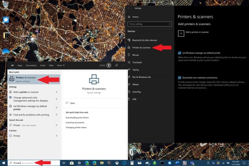 Come installare una stampante in Windows 10