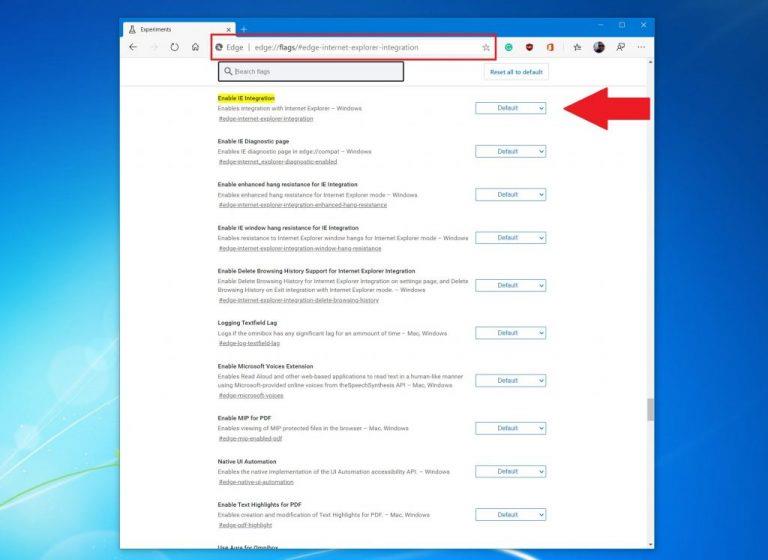 Cách bật và sử dụng chế độ Internet Explorer trong Microsoft Edge mới