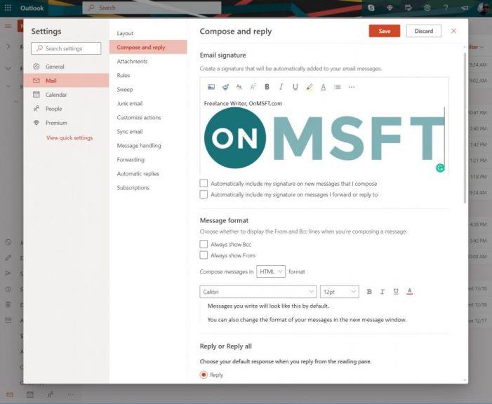Cómo crear y agregar una firma a los correos electrónicos en Outlook