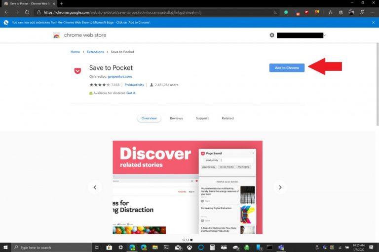 Comment installer des extensions du Chrome Store sur Edge Insider