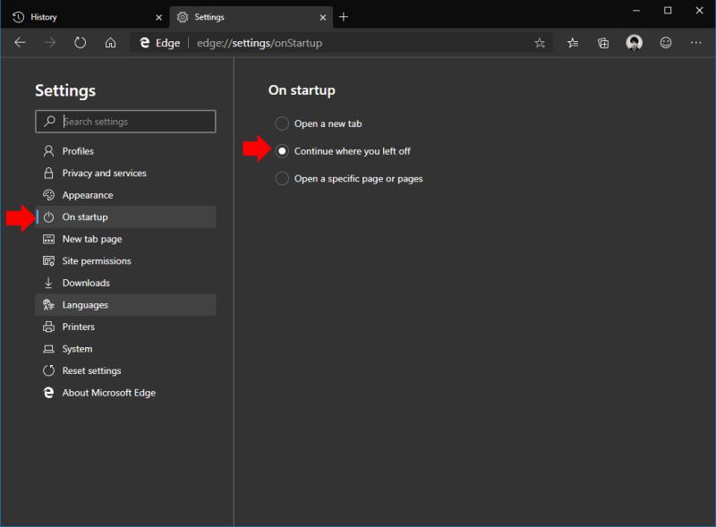 Como reabrir guias fechadas no Microsoft Edge Insider