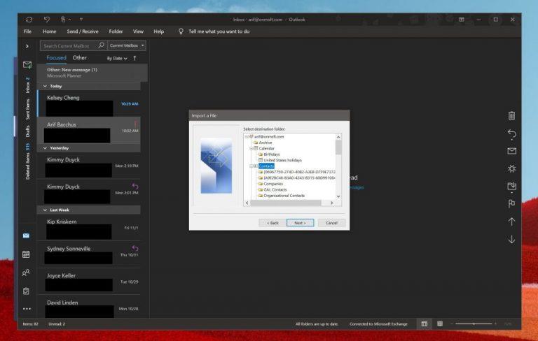 Come aggiungere contatti a Outlook in Windows 10