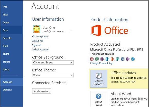 So verwalten Sie Updates für Office 365