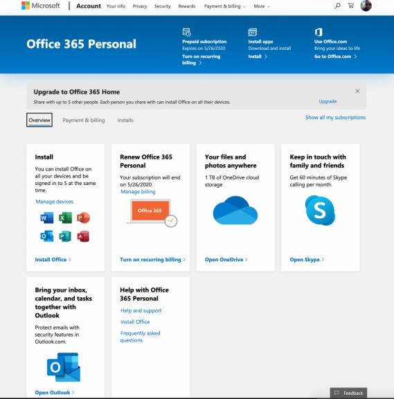 Office 365サブスクリプションを管理、キャンセル、または変更する方法