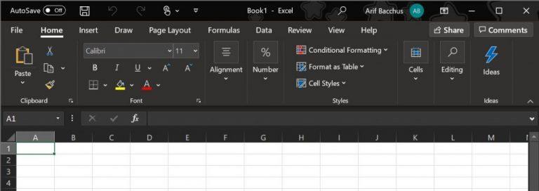 Come abilitare e configurare la modalità Dark in Office 365 su Windows 10