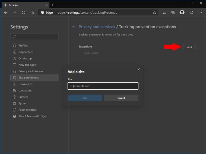 So verwenden Sie die Tracking-Prävention in Edge Insider