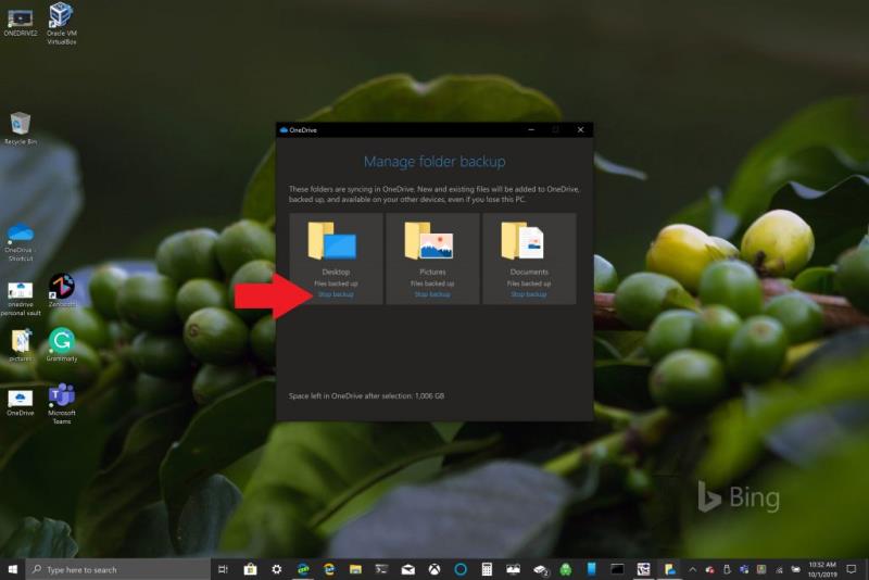 Como usar o backup de pasta do PC OneDrive