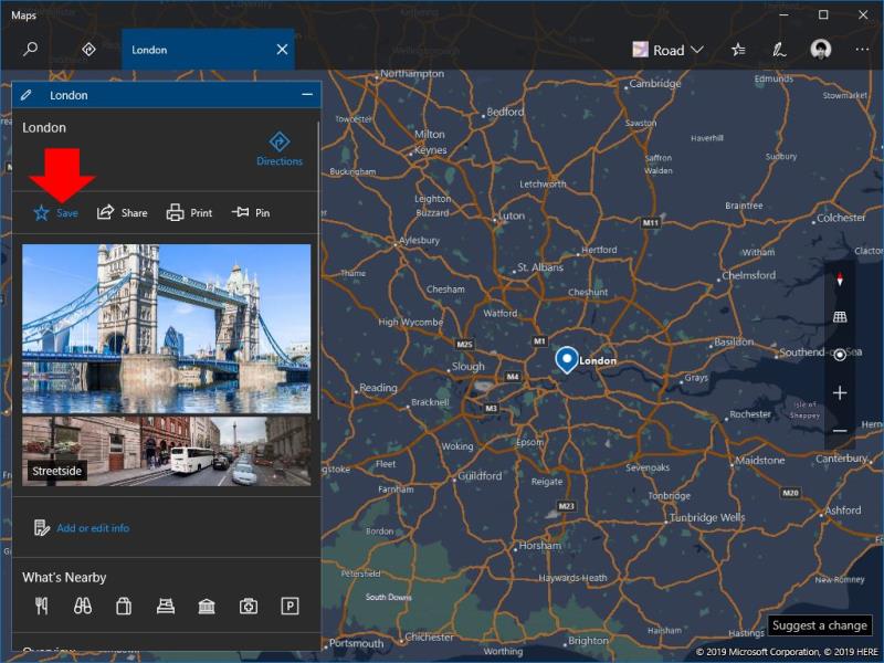 Cómo crear una colección de lugares en Windows Maps