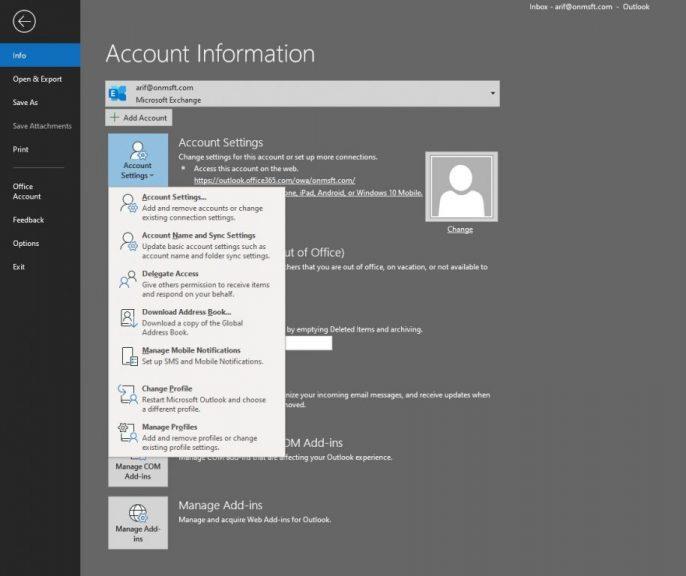 So richten Sie Ihr E-Mail-Konto in Outlook in Office 365 ein und verwalten es