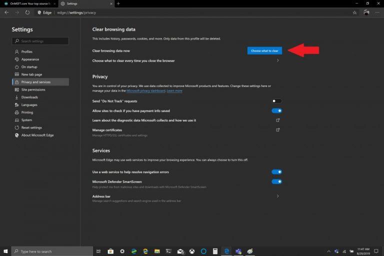 Como limpar seus caches no Windows 10