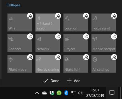 Cómo configurar sus acciones rápidas en la actualización de Windows 10 de mayo de 2019