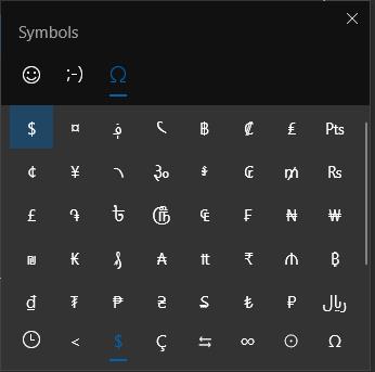 Windows10の新しい絵文字と記号セレクターを最大限に活用する方法