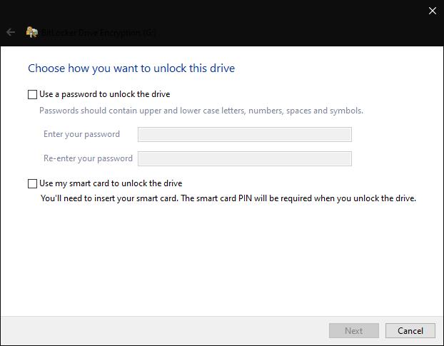 Windows 10에 내장된 전체 디스크 암호화 도구인 BitLocker 시작하기