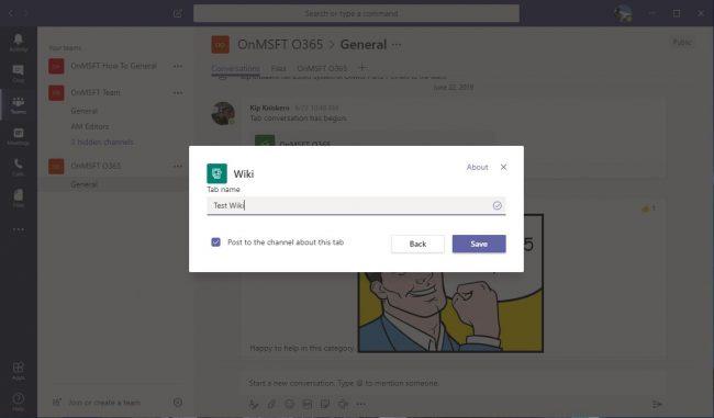 วิธีสื่อสารอย่างมีประสิทธิภาพด้วยแท็บ Wiki ใน Microsoft Teams