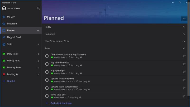 MicrosoftTo-Doでスマートリストを使用する方法