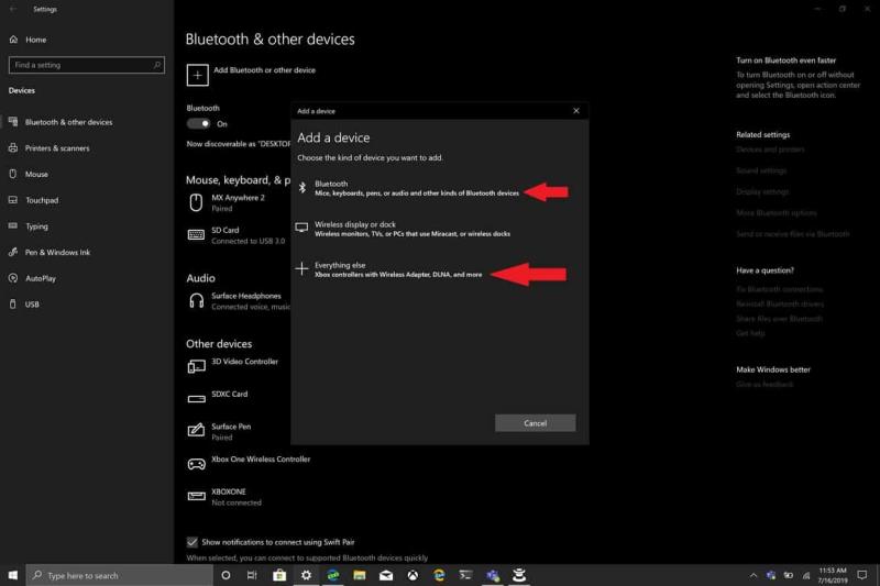 Windows10でXboxOneコントローラーのバッテリーレベルを確認する方法