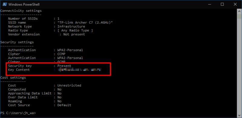 Cómo ver una contraseña de Wi-Fi guardada en Windows 10