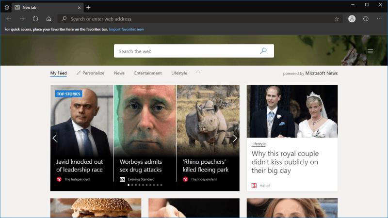 如何在 Microsoft Edge Insider 中自定義新標籤頁