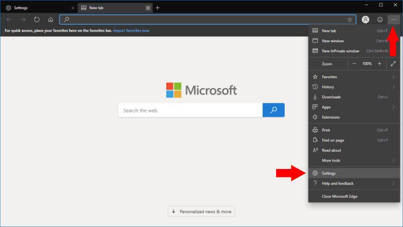 Cách thay đổi công cụ tìm kiếm mặc định của bạn trong Microsoft Edge Dev