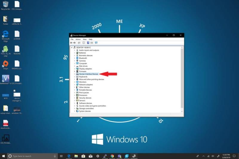 Como desabilitar a touchscreen no Windows 10