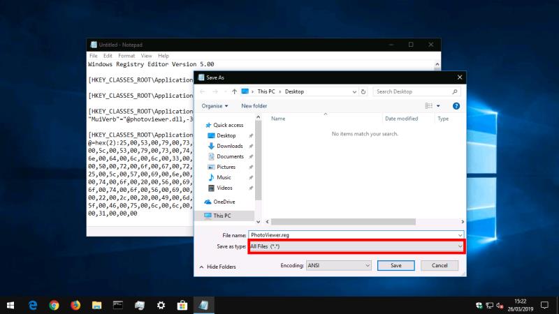 Windows10でデフォルトの画像ビューアとしてWindowsフォトビューアを使用する方法