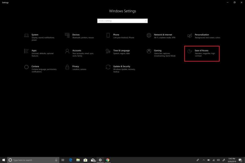 Cómo desactivar el narrador en Windows 10