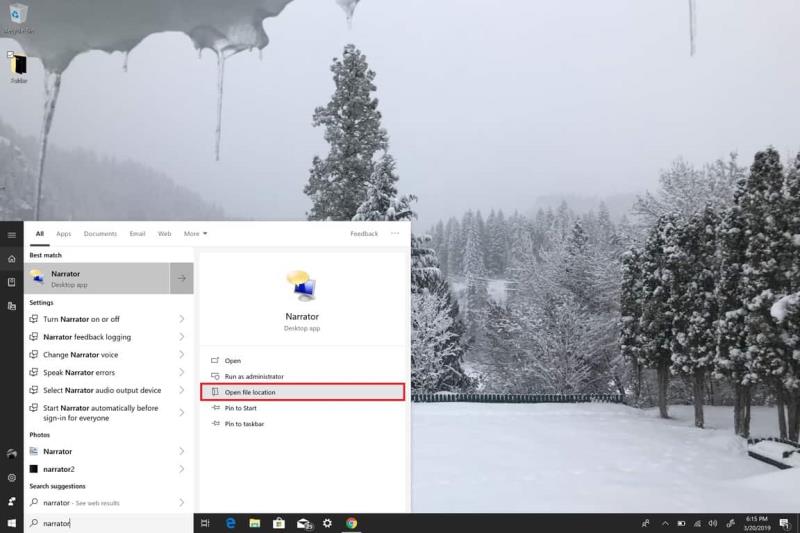 Cómo desactivar el narrador en Windows 10