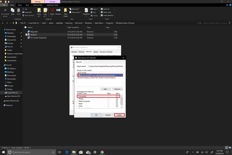 Cómo desactivar el narrador en Windows 10